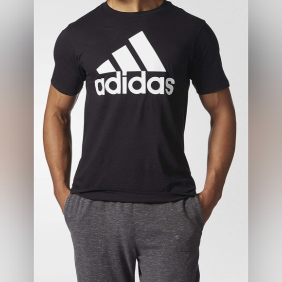 adidas Other - Adidas Men's Batch of Sport Black Tee Shirt Size 2XL NWT MSRP $30